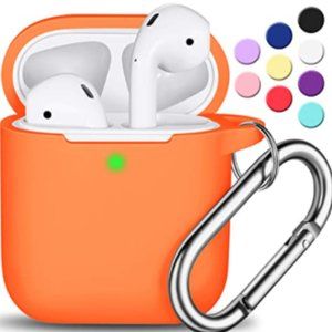 AirPods Case Cover with Keychain, Full Protective